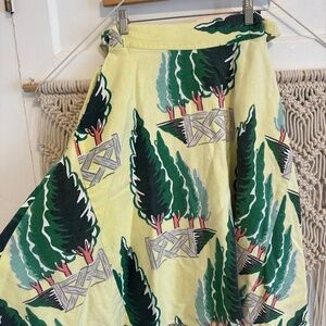 🌿VINTAGE/ AUTHENTIC 1950s circle skirt w/ adjustable sides with POCKETS!